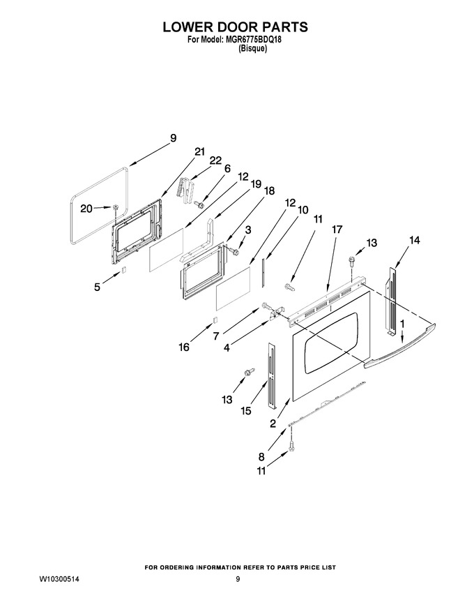 Diagram for MGR6775BDQ18