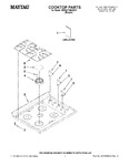 Diagram for 01 - Cooktop Parts