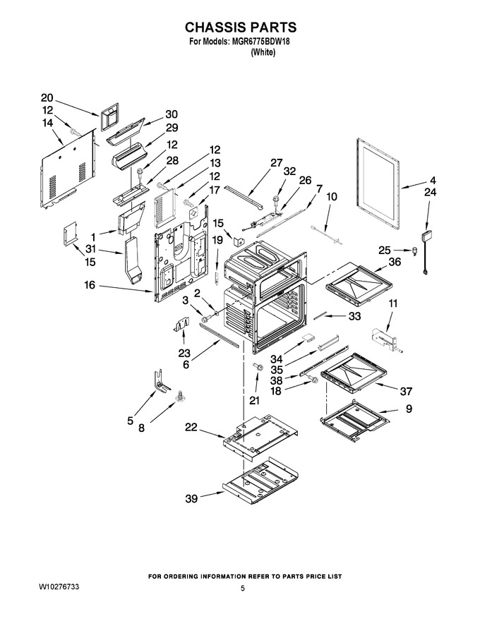 Diagram for MGR6775BDW18