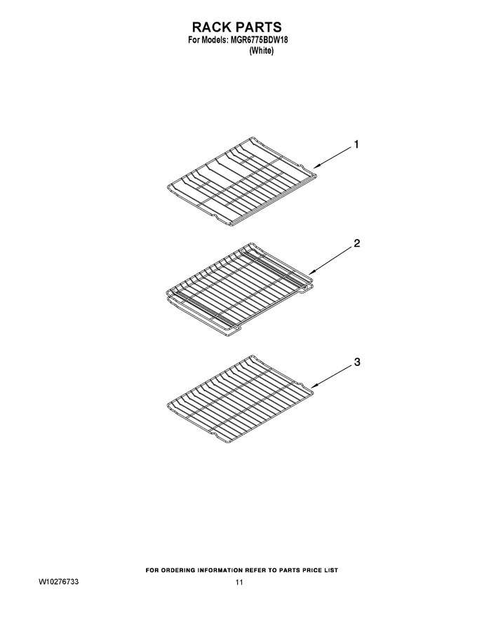 Diagram for MGR6775BDW18