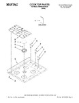 Diagram for 01 - Cooktop Parts