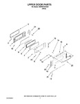 Diagram for 05 - Upper Door Parts