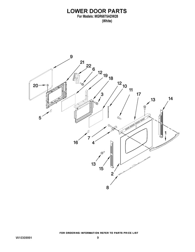 Diagram for MGR6875ADW28