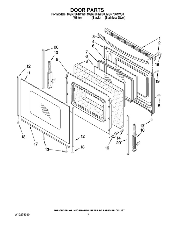 Diagram for MGR7661WS0