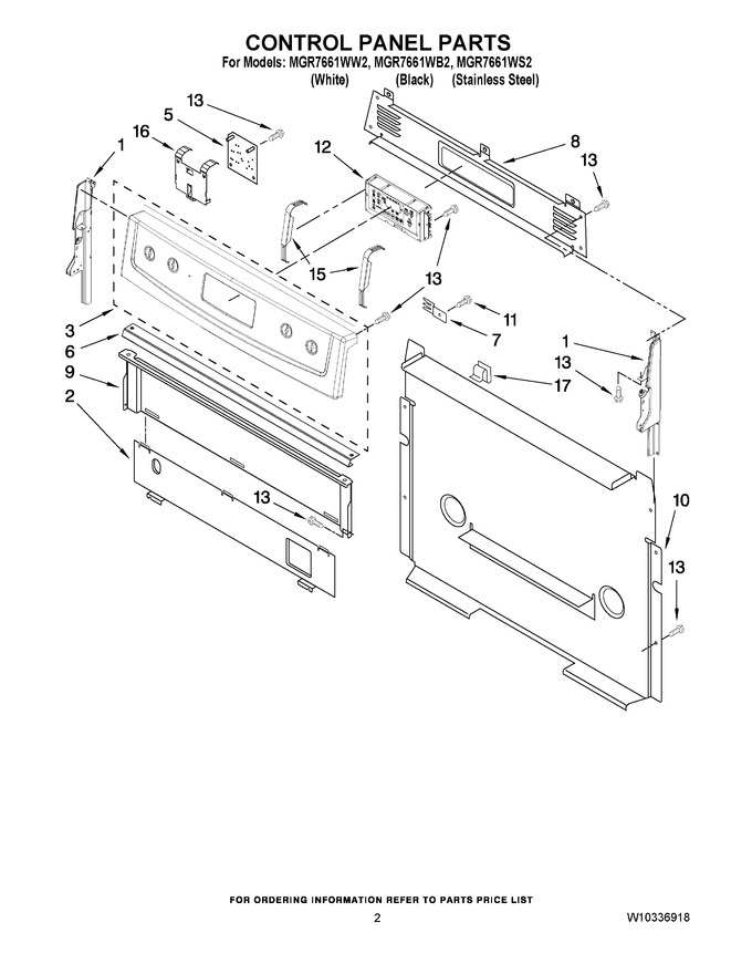 Diagram for MGR7661WW2