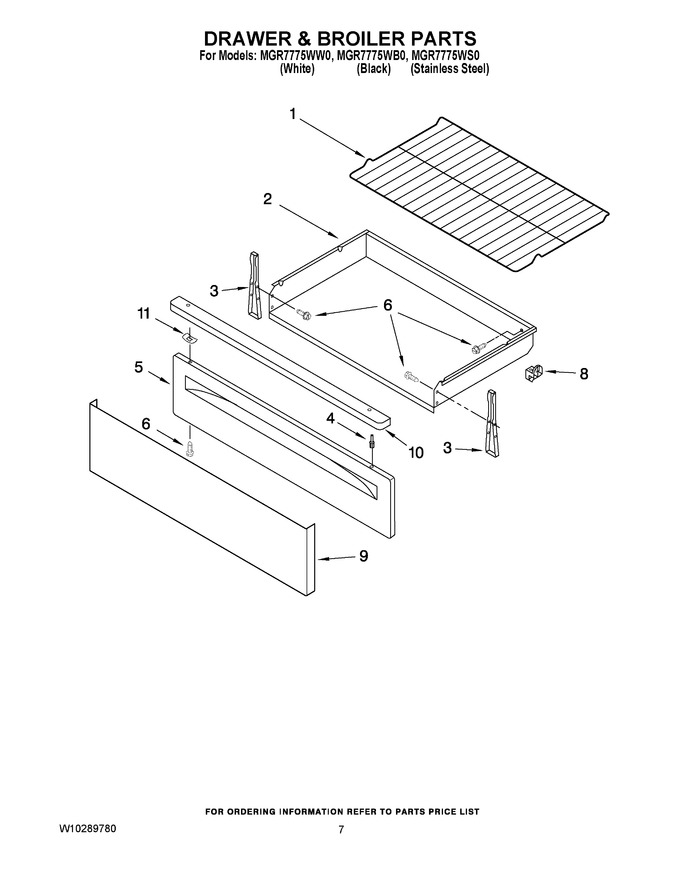 Diagram for MGR7775WB0
