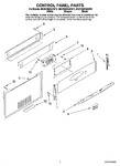 Diagram for 02 - Control Panel Parts
