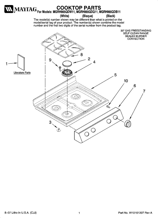Diagram for MGRH865QDB11