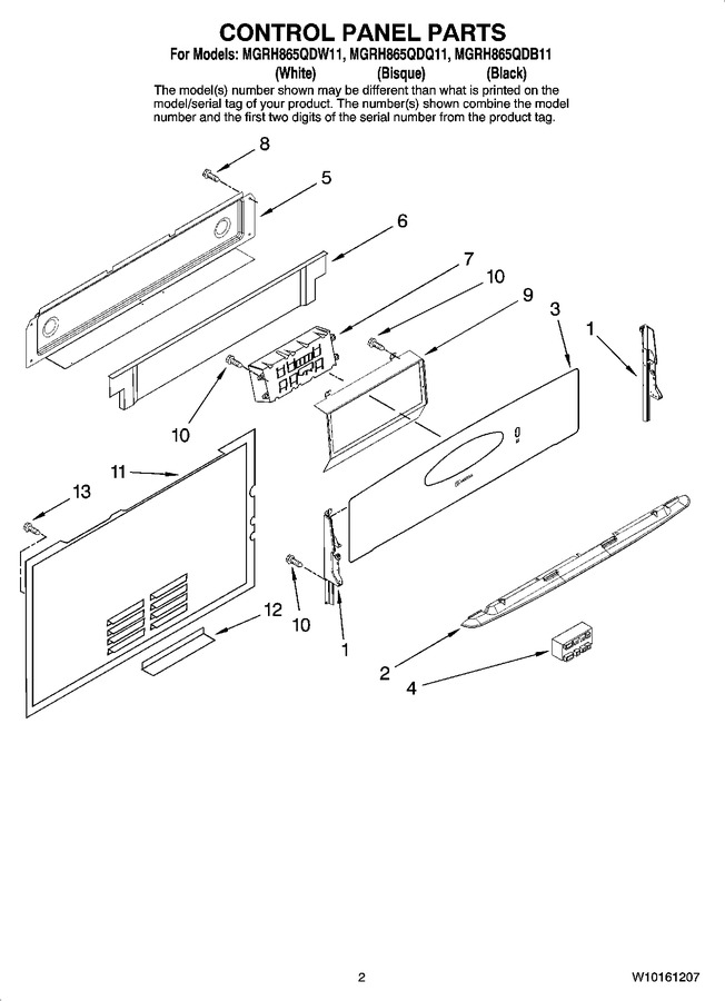 Diagram for MGRH865QDB11