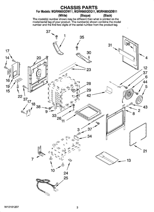 Diagram for MGRH865QDQ11