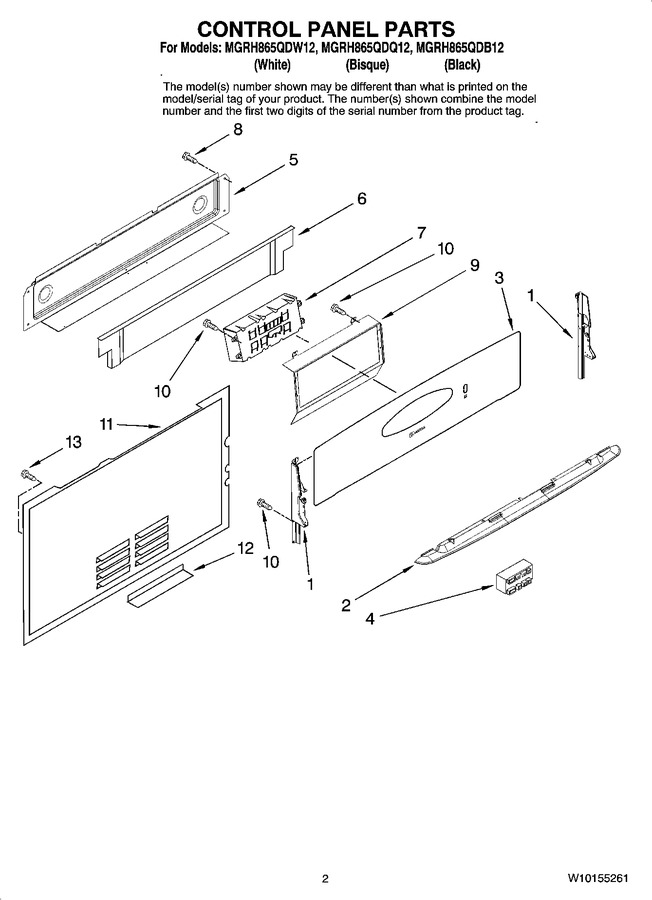 Diagram for MGRH865QDQ12