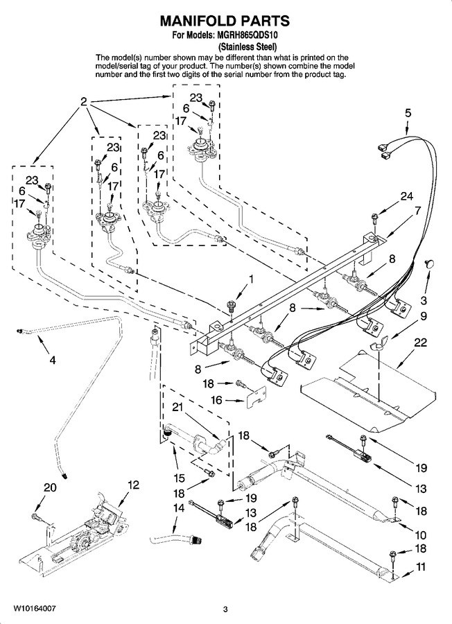 Diagram for MGRH865QDS10
