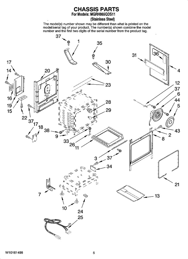 Diagram for MGRH865QDS11