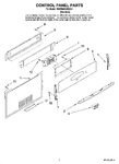 Diagram for 02 - Control Panel Parts