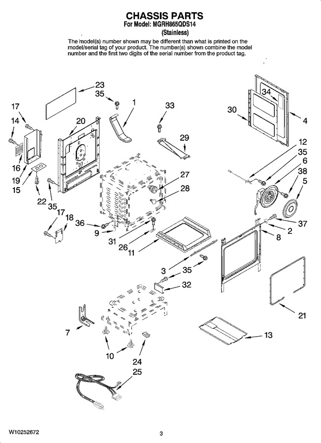 Diagram for MGRH865QDS14
