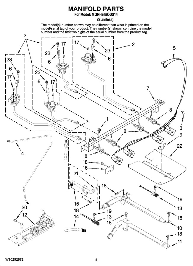 Diagram for MGRH865QDS14
