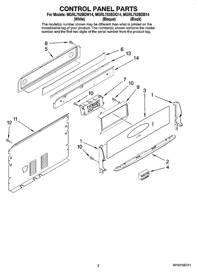 Diagram for MGRL752BDQ14