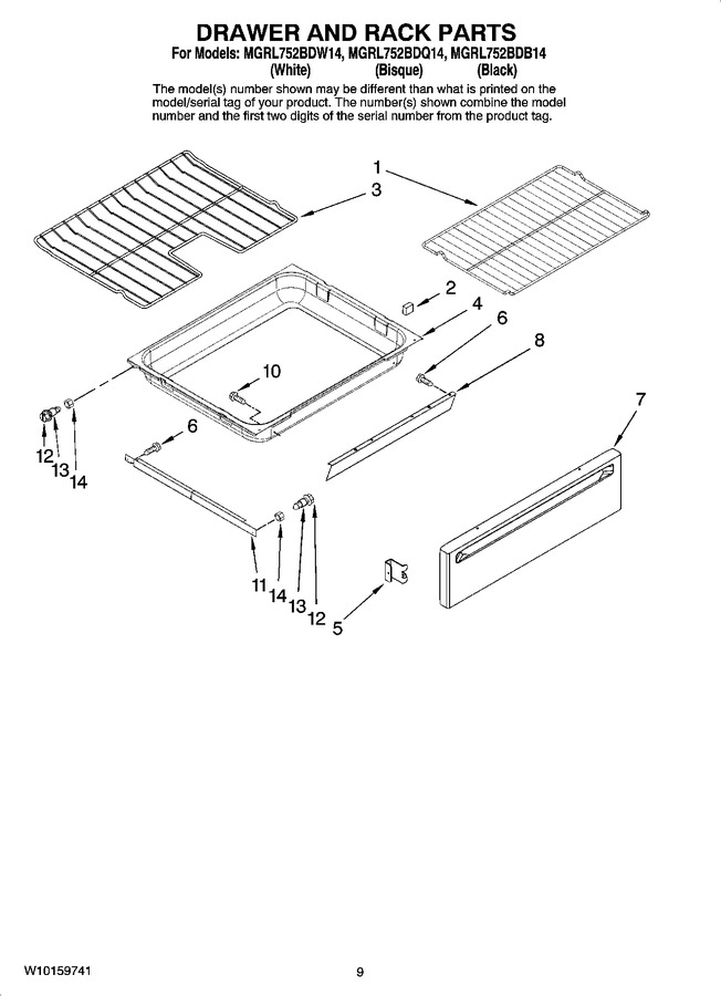 Diagram for MGRL752BDB14