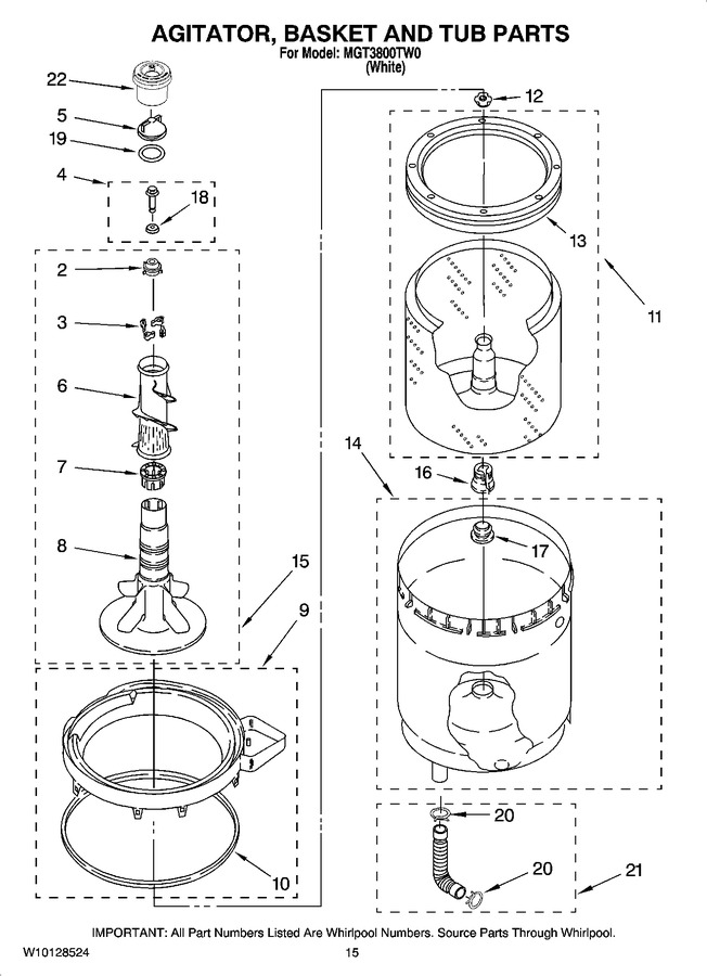 Diagram for MGT3800TW0