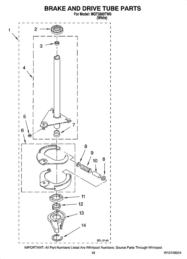 Diagram for MGT3800TW0