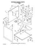 Diagram for 07 - Washer Cabinet Parts