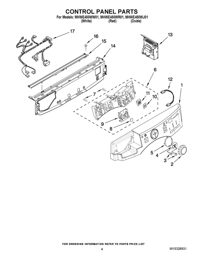 Diagram for MHWE450WR01