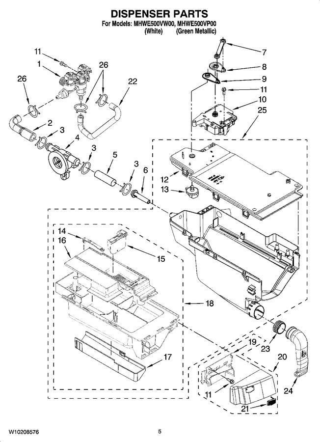 Diagram for MHWE500VW00