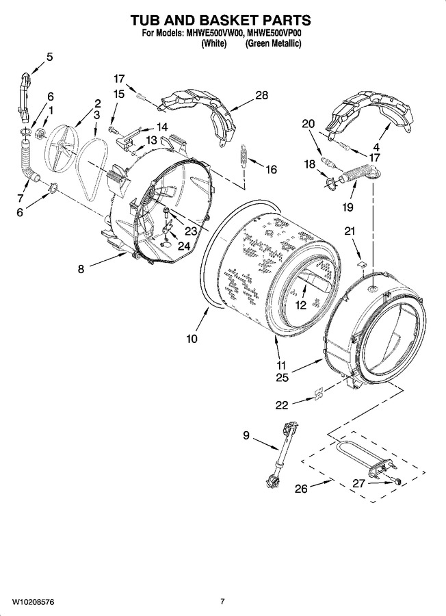Diagram for MHWE500VW00