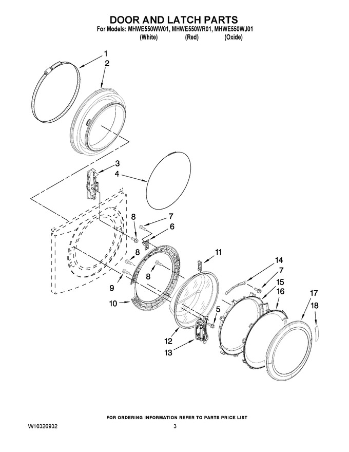 Diagram for MHWE550WW01