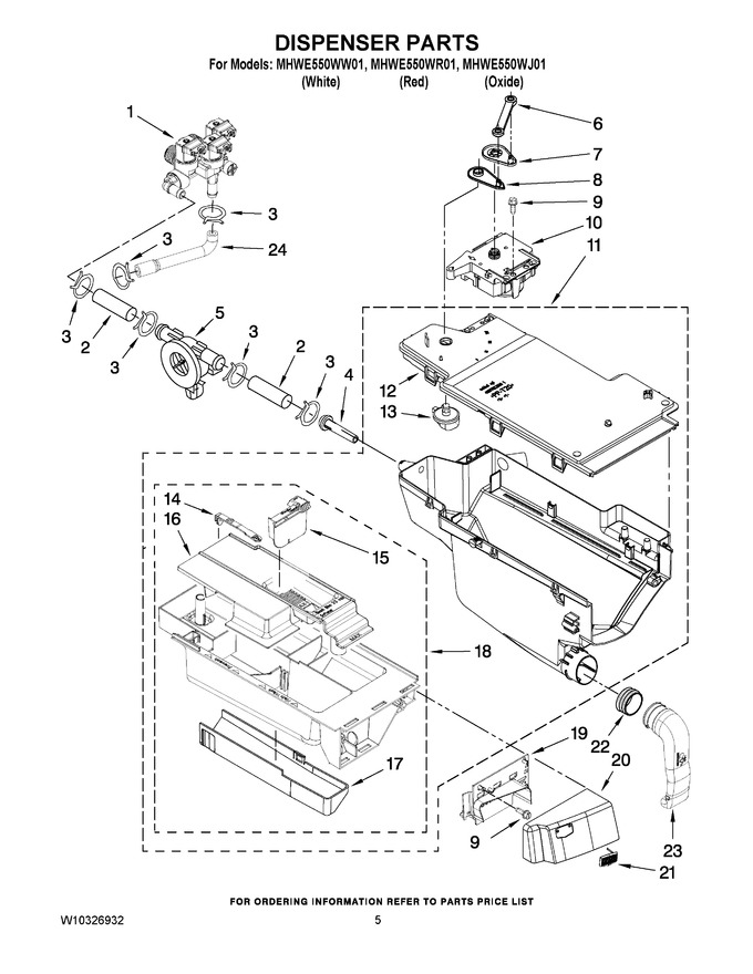 Diagram for MHWE550WW01