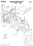 Diagram for 01 - Top And Cabinet Parts