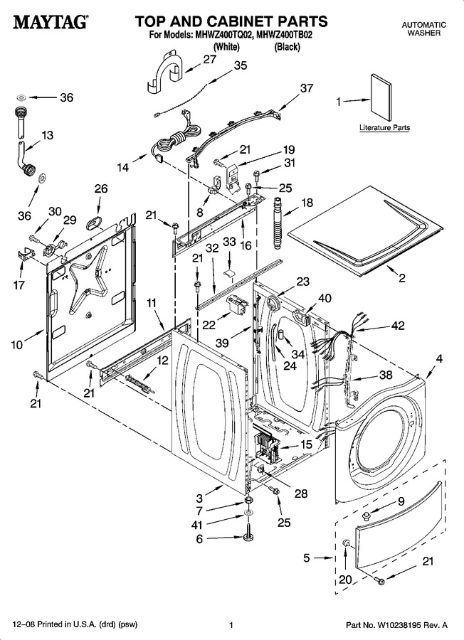 Diagram for MHWZ400TB02