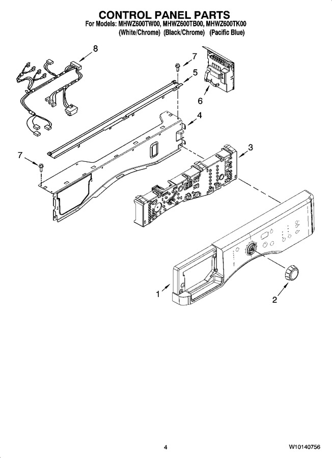 Diagram for MHWZ600TB00