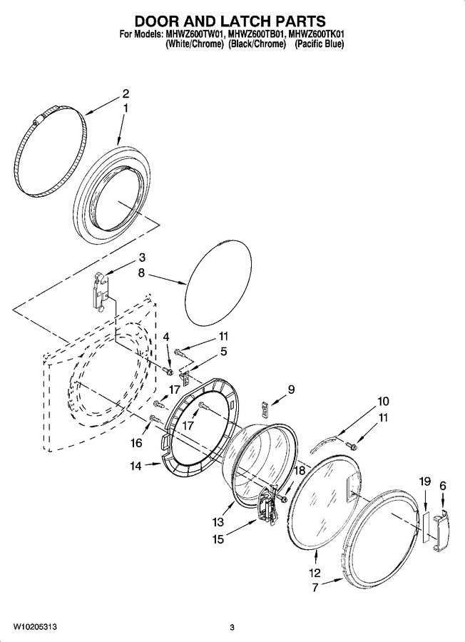 Diagram for MHWZ600TB01