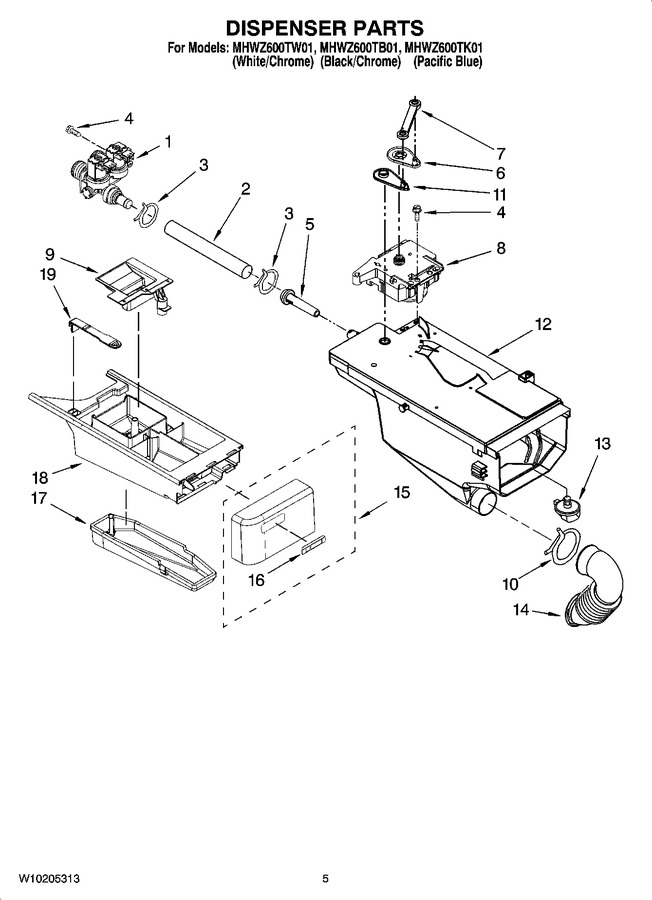 Diagram for MHWZ600TK01