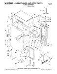 Diagram for 01 - Cabinet Liner And Door Parts