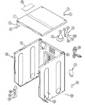 Diagram for 14 - Cabinet-front (dryer)