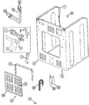 Diagram for 05 - Cabinet-rear (washer)