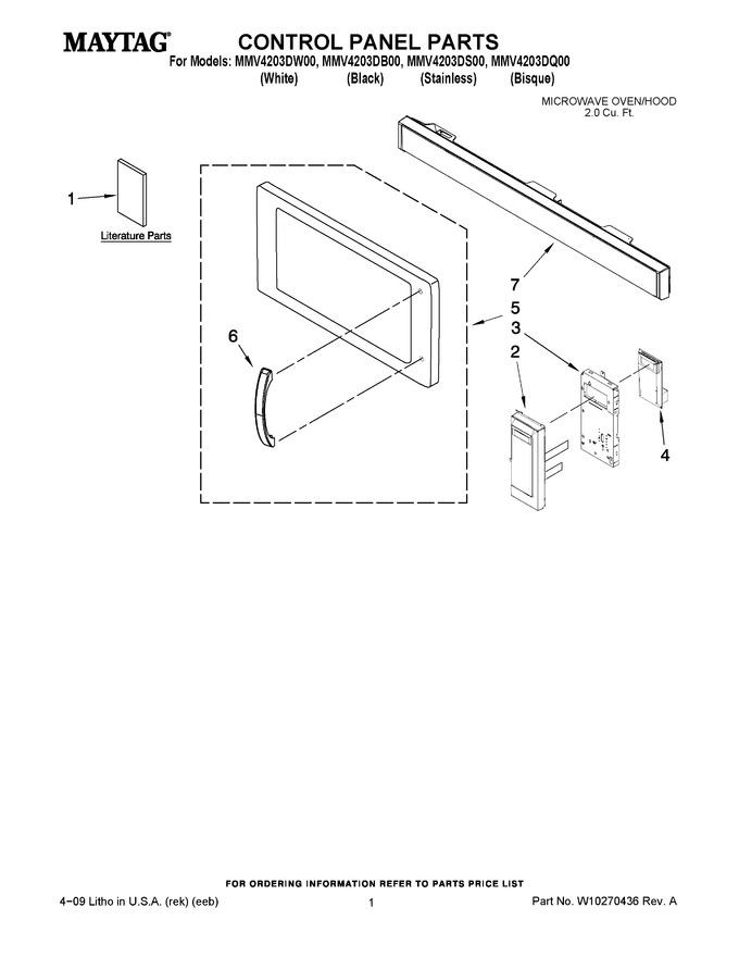 Diagram for MMV4203DW00