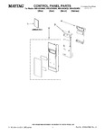Diagram for 01 - Control Panel Parts