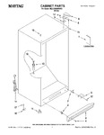 Diagram for 01 - Cabinet Parts