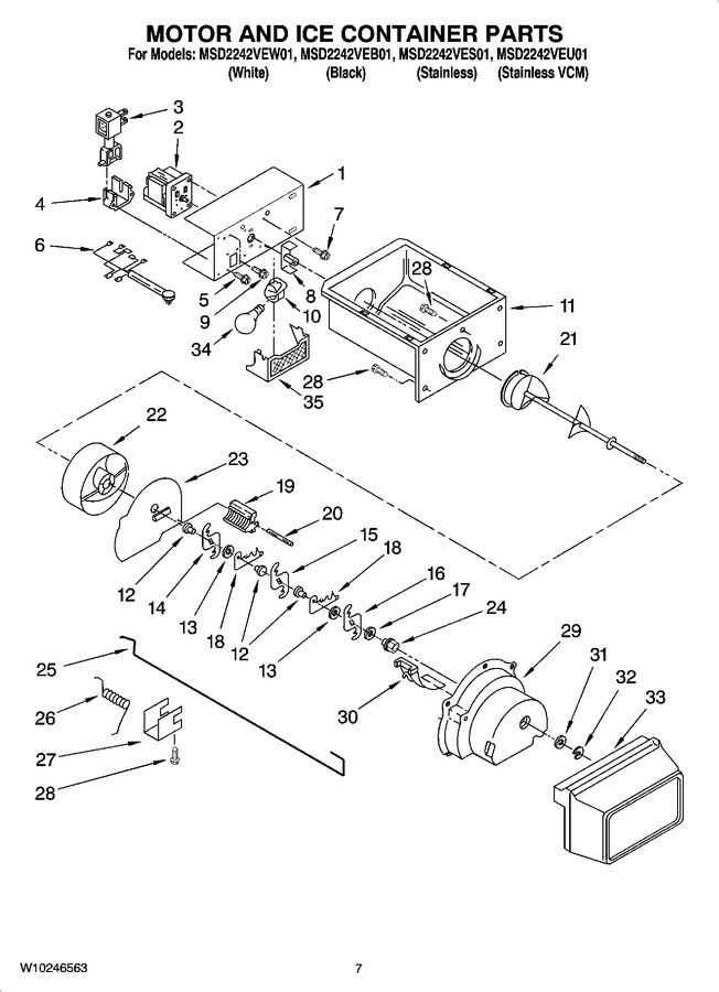 Diagram for MSD2242VES01