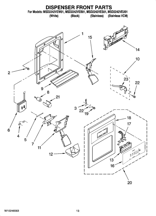 Diagram for MSD2242VES01