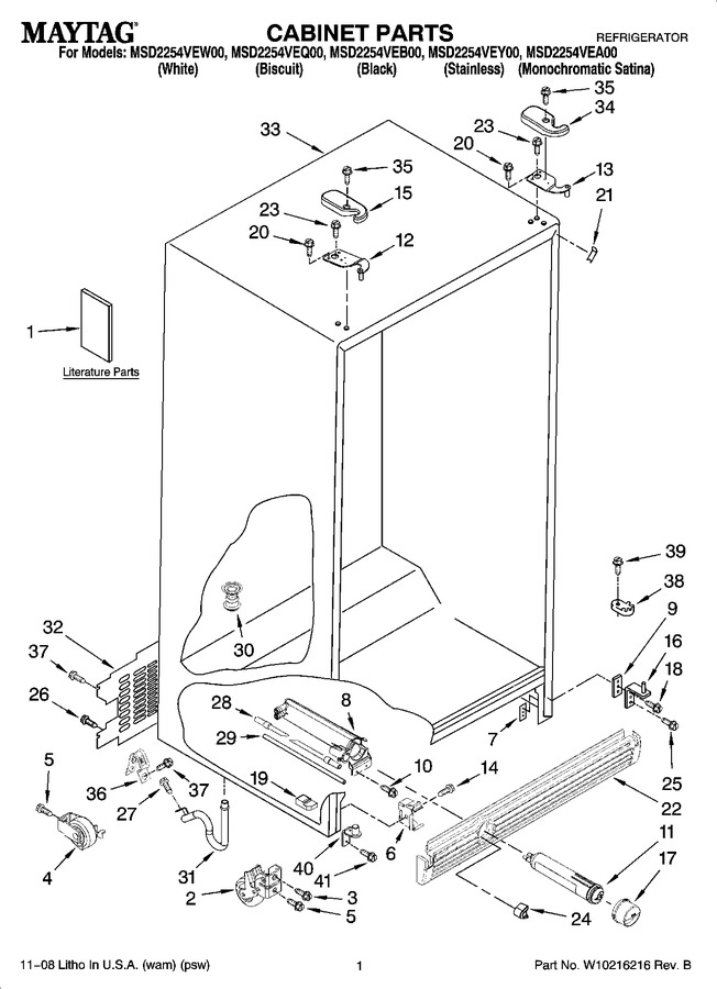 Diagram for MSD2254VEQ00