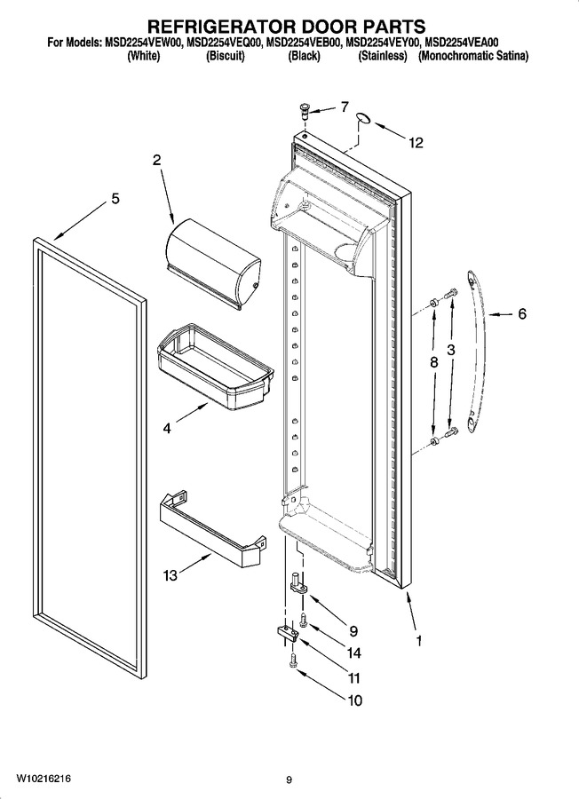 Diagram for MSD2254VEQ00
