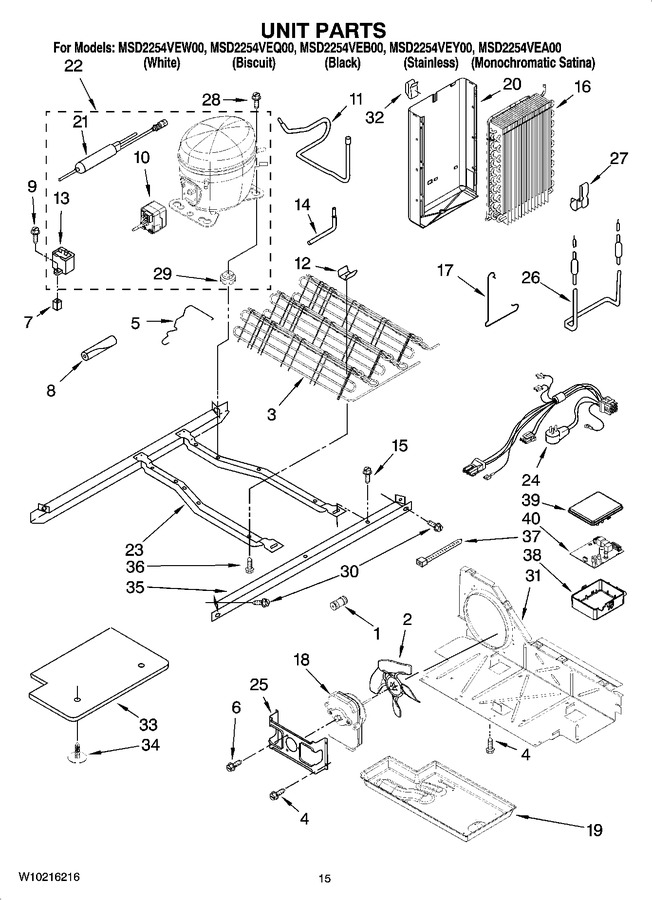 Diagram for MSD2254VEQ00