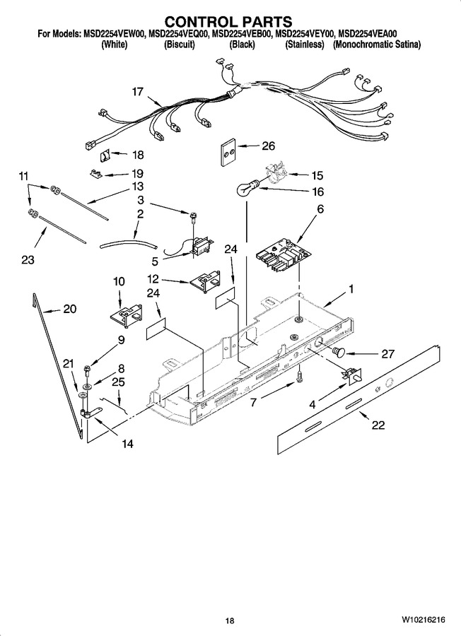 Diagram for MSD2254VEQ00