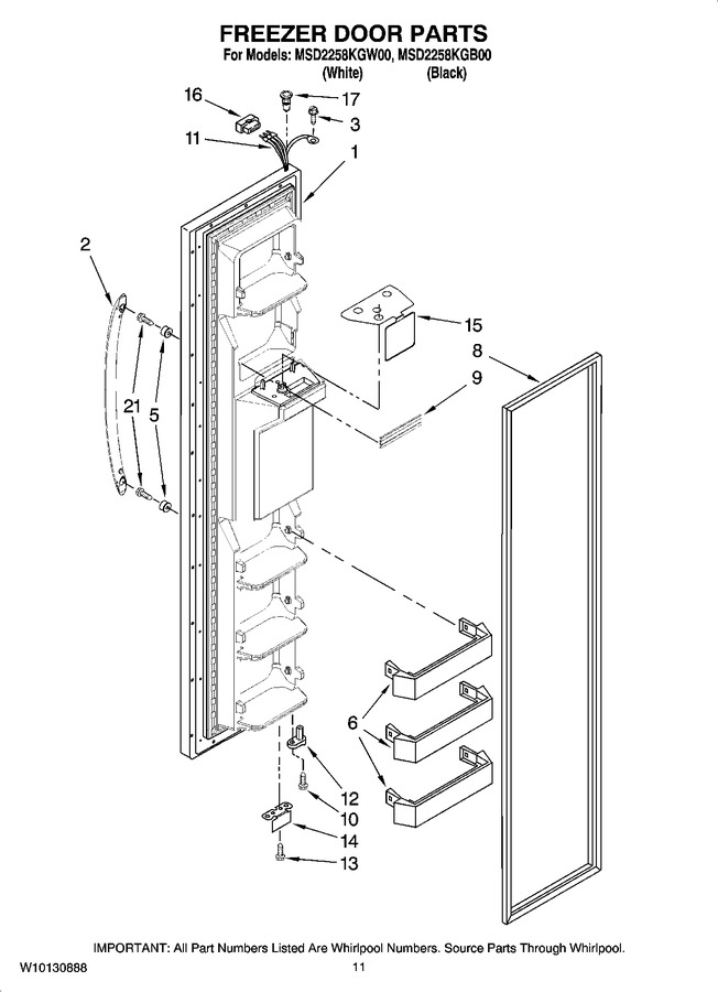 Diagram for MSD2258KGW00
