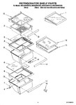 Diagram for 03 - Refrigerator Shelf Parts