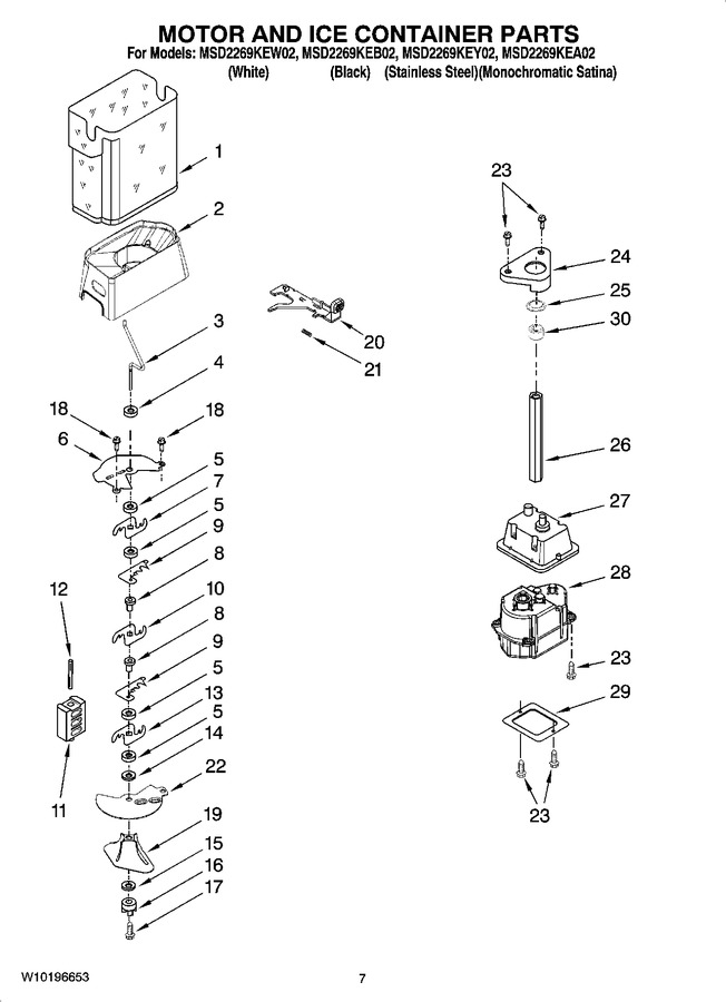 Diagram for MSD2269KEW02